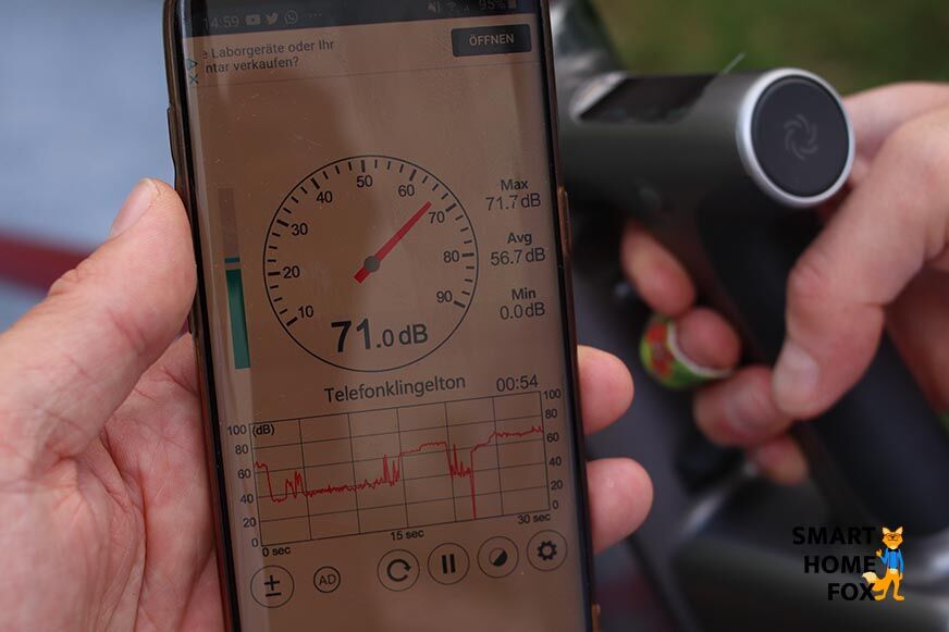 H6 im Lautstärketest